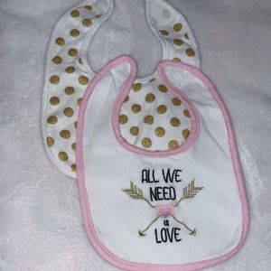 Hudson Baby 2 Pack of Baby Bibs NWOT